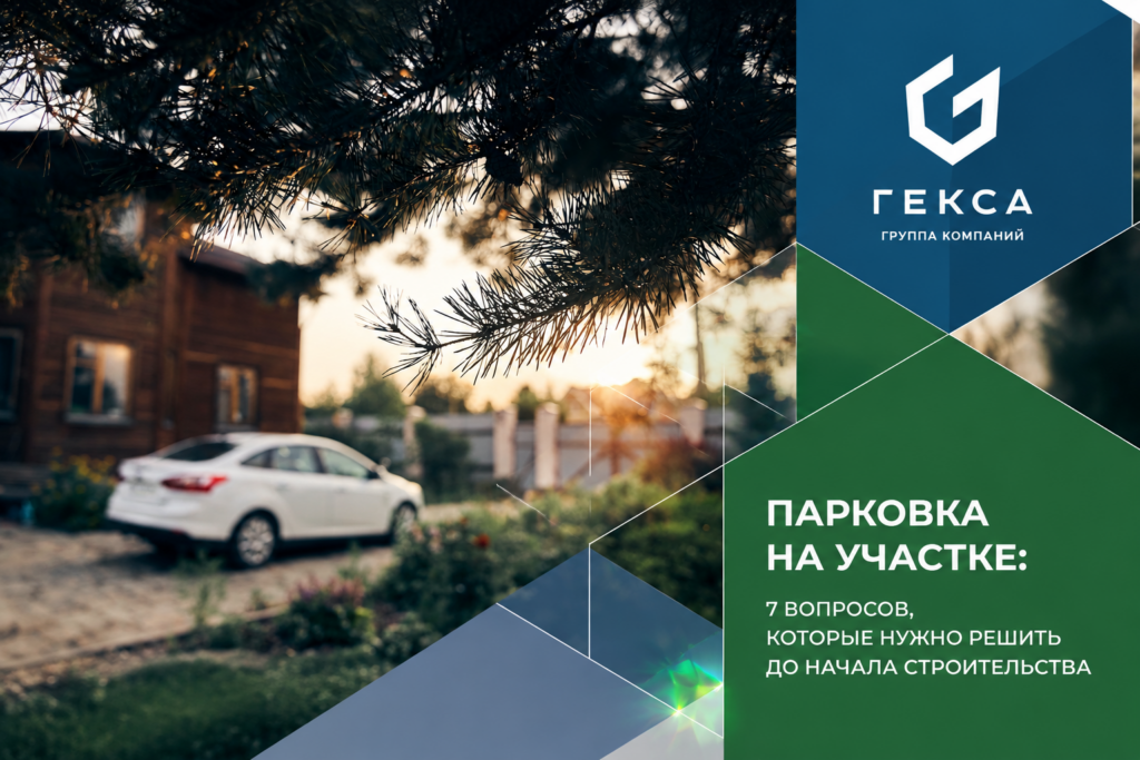 Долговечная парковка на участке: что необходимо решить до начала строительства.